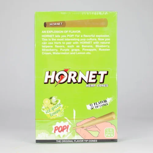 HORNET Flavor Pop 3 Cones King Size - Ice green lemon