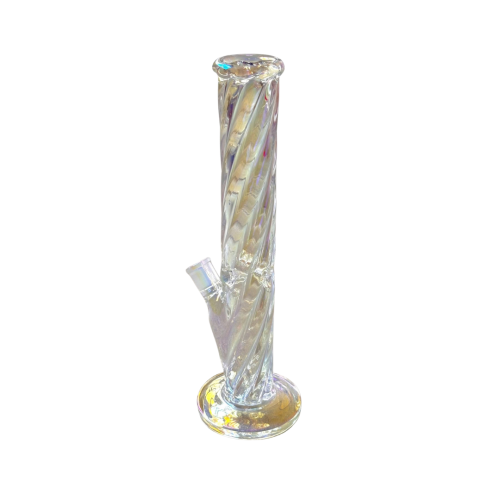 40 cm 扭紋直立透明Bong