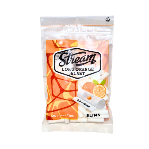 Steam long orange blast filter 橙味爆珠 6x22mm (100pcs)