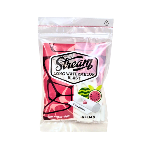 Steam long watermelon blast filter 西瓜爆珠 6x22mm (100pcs)