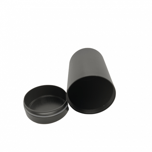 55mm*95mm金屬真空儲存器 - 黑色