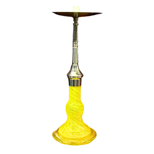 (Member exclusive discount) 56cm 黃扭紋水煙壺