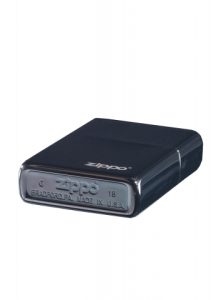 24756ZL High Polish Black Zippo Logo4