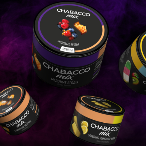 Chabacco Medium Shisha Tobacco 進口水煙膏 200g (list 1)