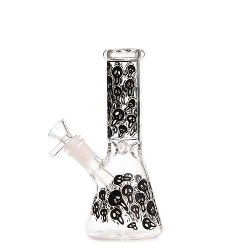 20CM 螢光Trippy Ghost Bong (Black)