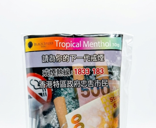Black Spider Shag 30g - Tropical Menthol 雜果薄荷