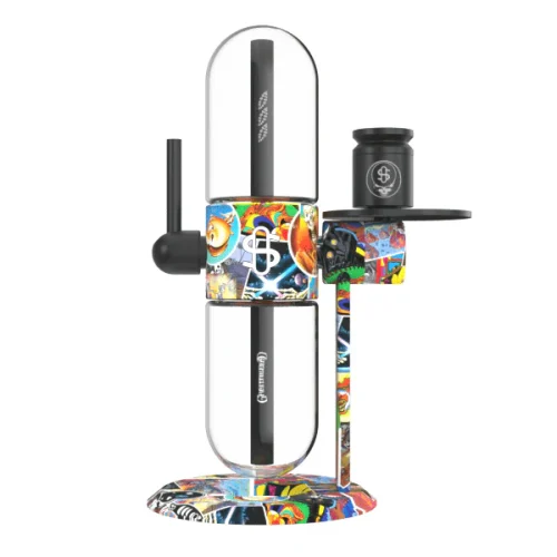 Grateful Dead x Stundenglass Gravity Bong - Legacy Patchwork