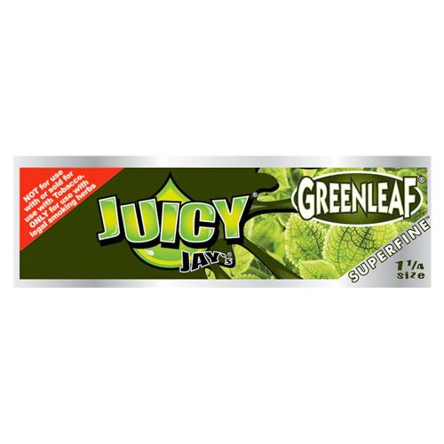 Juicy Jay's Green Leaf 1 1/4 Size