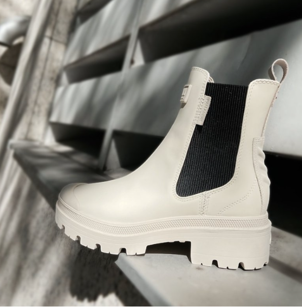 PALLADIUM PALLABASE 皮革增高美腿靴