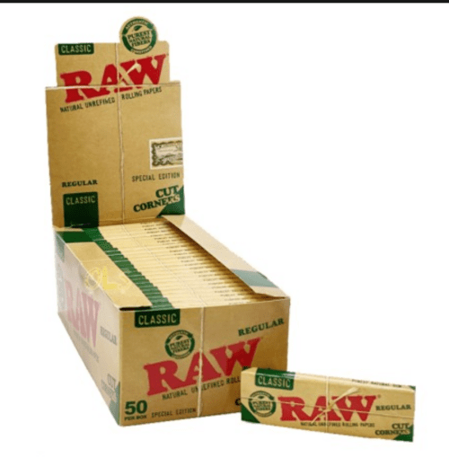 RAW Regular Cut Corner 切角煙紙 Rolling Paper