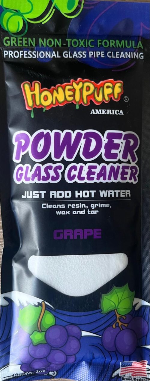 Honeypuff powder glass cleaner (Grape)
