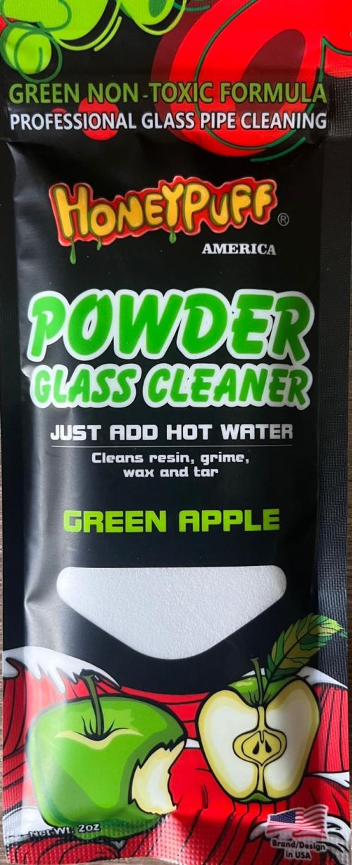 Honeypuff powder glass cleaner (Green apple)