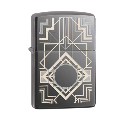 Zippo Art Deco Lighter Gray - 28950