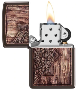 Zippo 木紋曼陀羅火機 (49184) 3