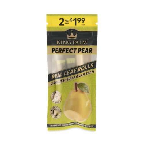 King Palm 2 Rollies(1 x 0.5G) (Perfect Pear) slow burning Blunt pre roll