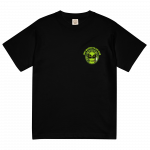 SMALL ALIEN 輕質棉質 T Shirt – 黑色