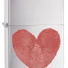 Zippo heart thumbprints