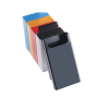 成煙金屬煙盒 (黑色/銀色)